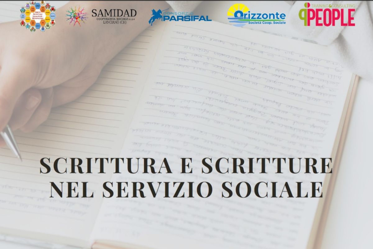 Al via il corso “Scrittura e Scritture nel Servizio Sociale”